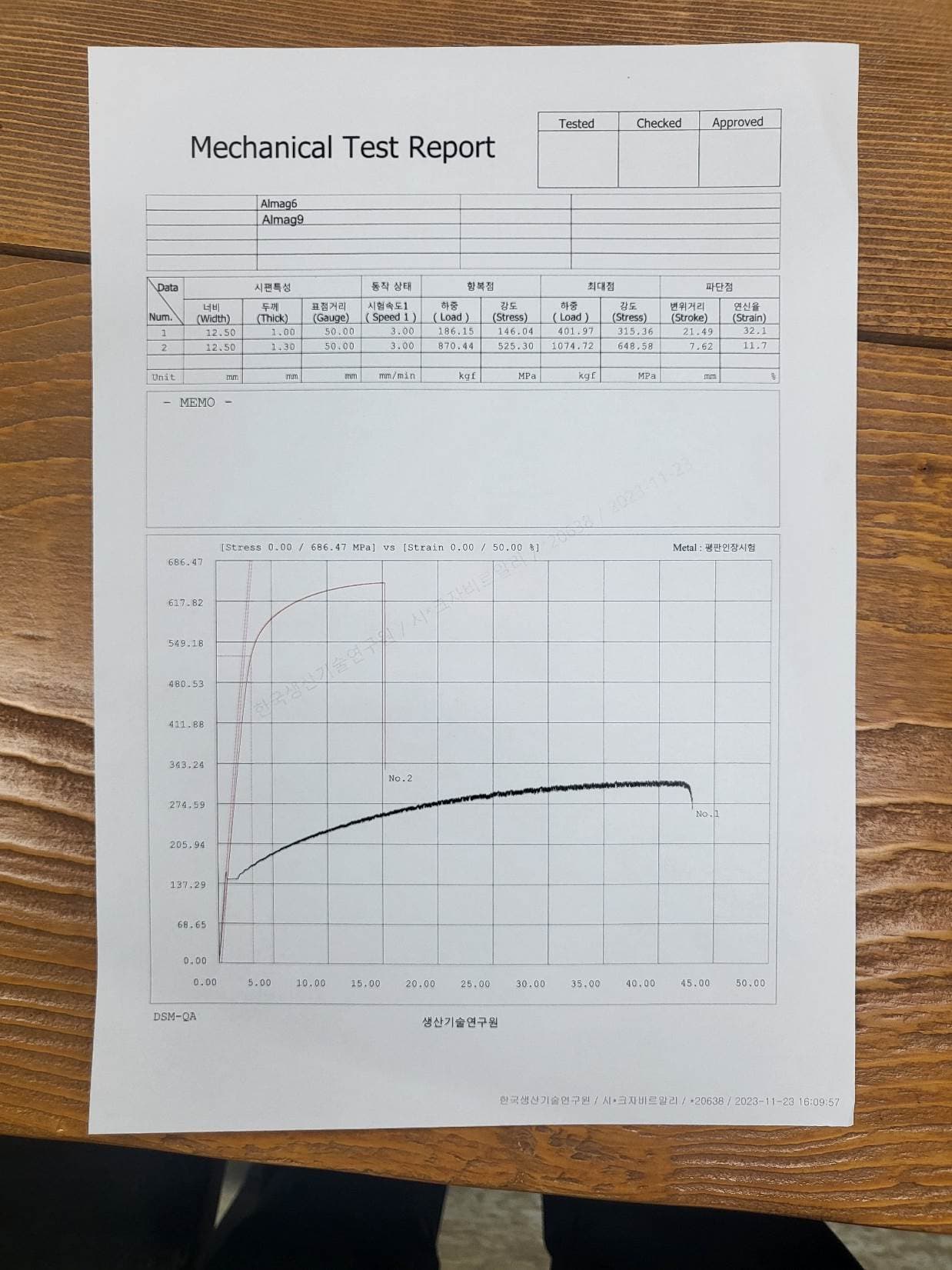 인장 시험 리포트 2
